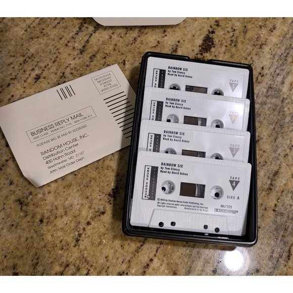 Rainbow Six by Tom Clancy (1998, Audio Cassette, Abridged) - Picture 4 of 5